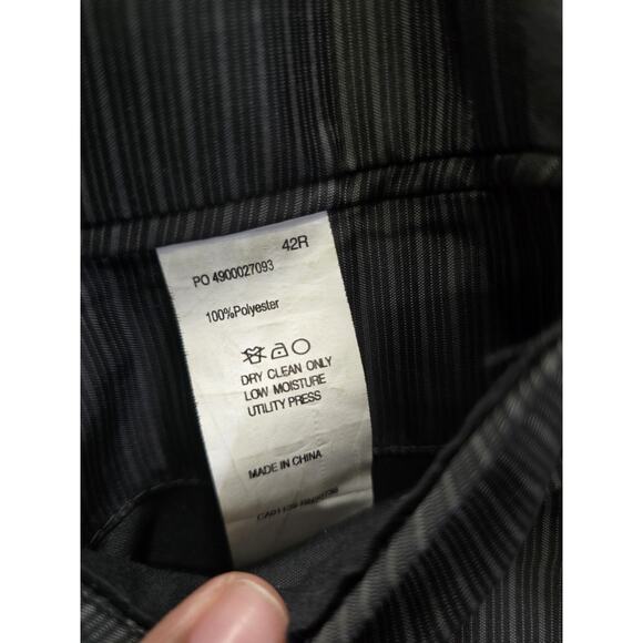 Calvin Klein Velvet Blazer, Men's Sport Coat Size 42R, Dark Gray MSRP $399 - Picture 10 of 10